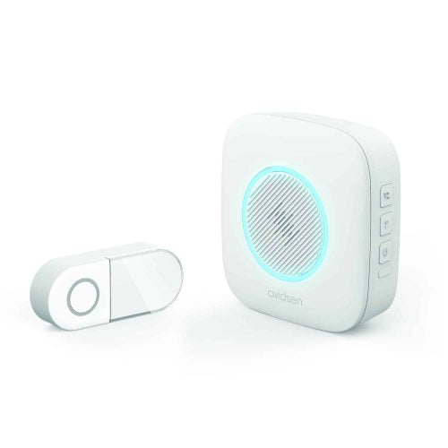 Suoneria campanello senza fili con luce lampeggiante e batteria, portata 200 metri - Avidsen