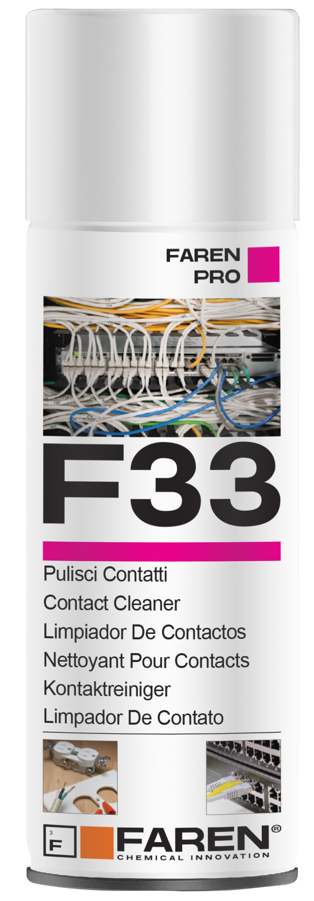 Contact cleaner with protective action 400ml F33 FAREN