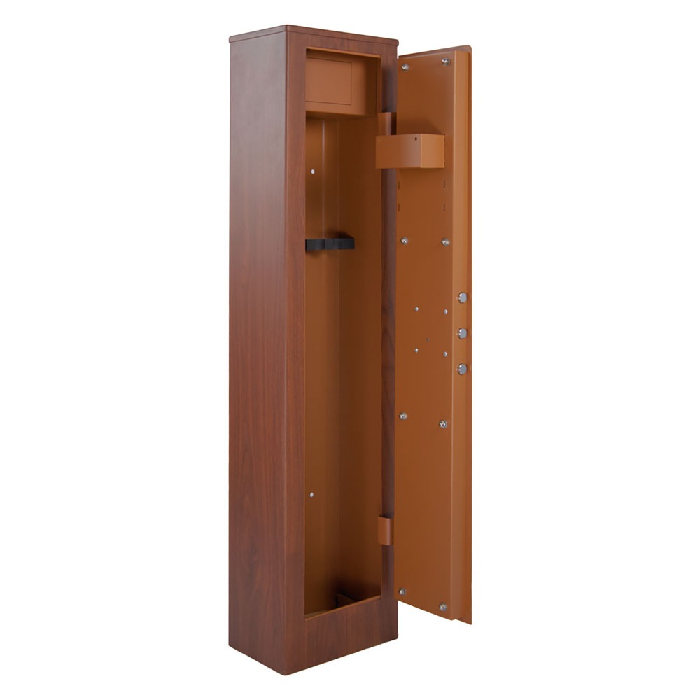Armadio Portafucili finitura legno a 5 posti con Tesoretto KW-5T