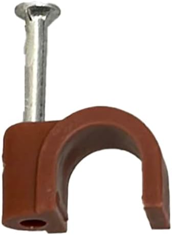 Chiodini fermacavo colore marrone