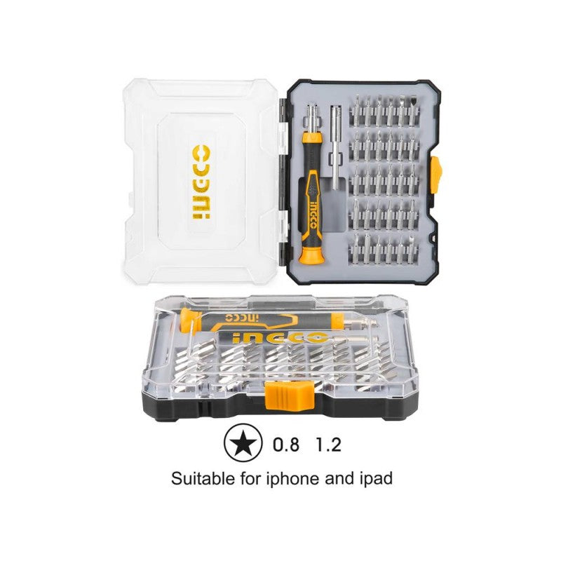 INGCO Set 32pz cacciaviti di precisone per smartphone e tablet