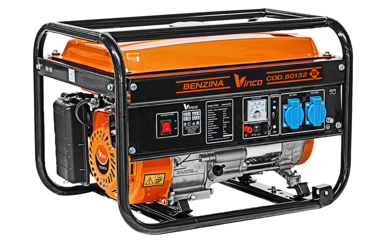 VINCO 60132 generatore a benzina 3,2kW