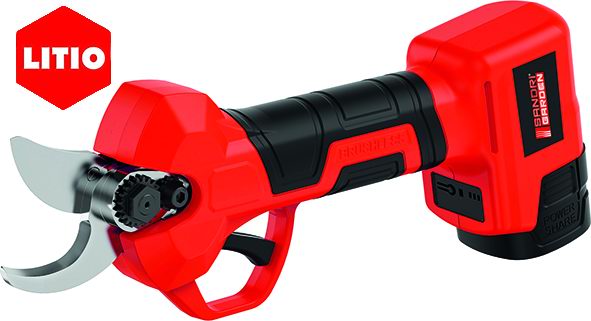 Sandri Garden Forbici per potatura 16,8V con 2 batterie da 2Ah taglio Ø 25 mm - SG-FP 2500