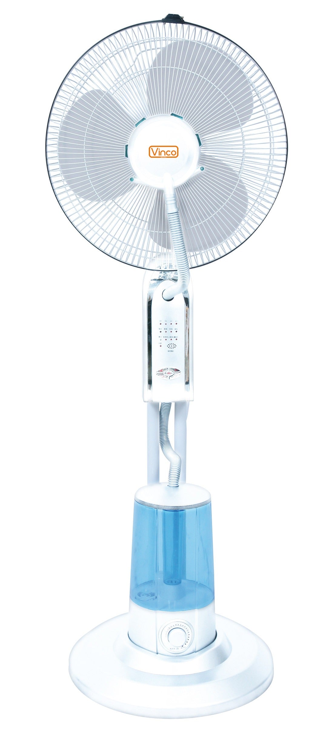 VINCO Ventilatore Nebulizzatore 70717 | 75W | Ø40cm | 3,2L | Telecomando | Timer