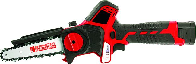 SandriGarden Mini Elettrosega SG-TR1600 lama da 14cm 16V con 2 batterie da 2Ah