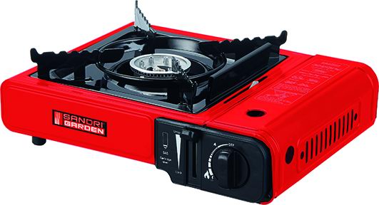 SandriGarden Fornello a gas portatile 1 fuoco 2,2kw Texas