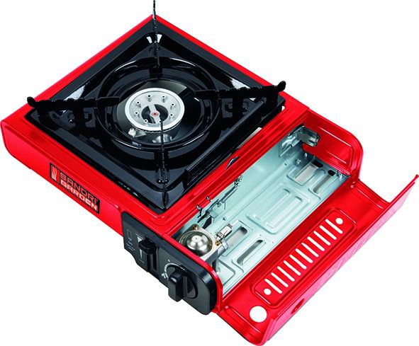 SandriGarden Fornello a gas portatile 1 fuoco 2,2kw Texas