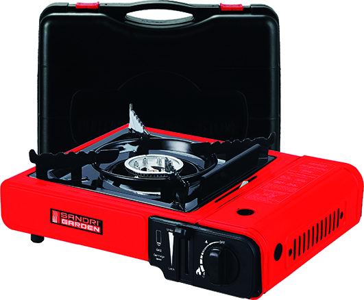 SandriGarden Fornello a gas portatile 1 fuoco 2,2kw Texas