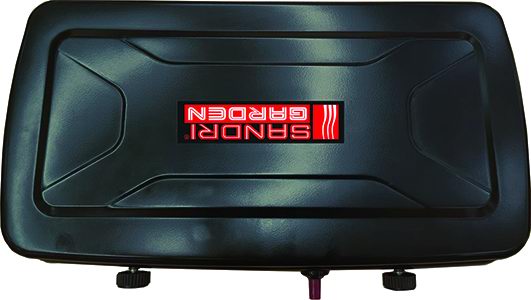 SandriGarden Fornello a gas portatile 2 fuochi 2 x 1,2kW