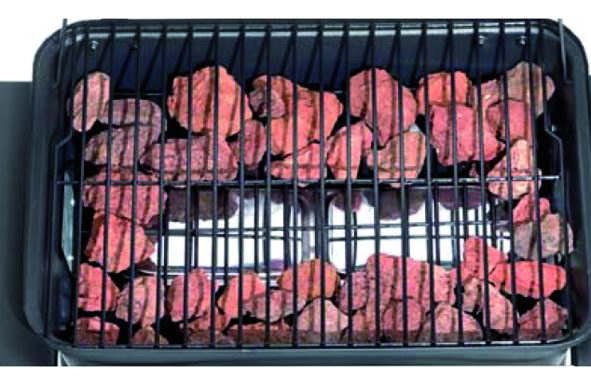 Gasgrill 2 Brenner aus Stahl 5 kW - Argentinien Sandri Garden