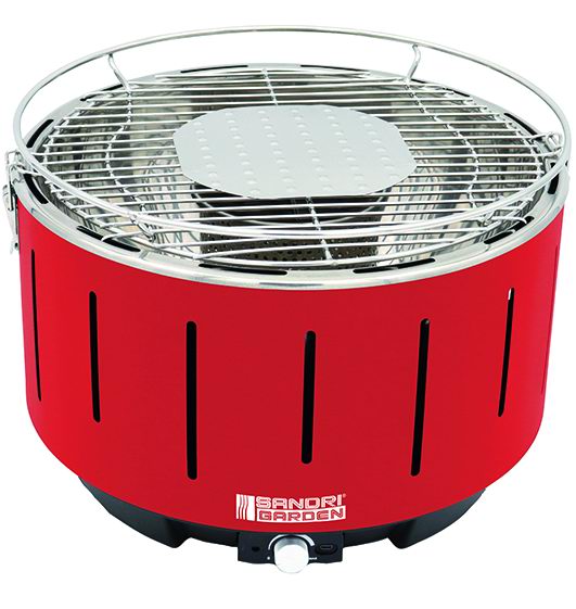 Sandri Garden Barbecue senza fumo con griglia inox SG 31I Ø 31 cm
