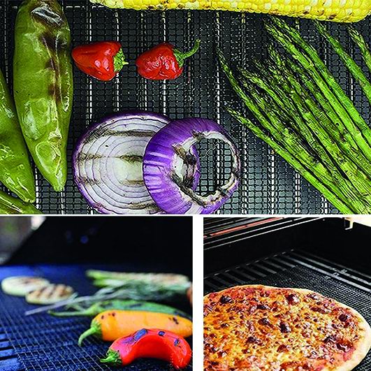 Rete antiaderente rettangolare per barbecue 42X36 cm - SANDRIGARDEN