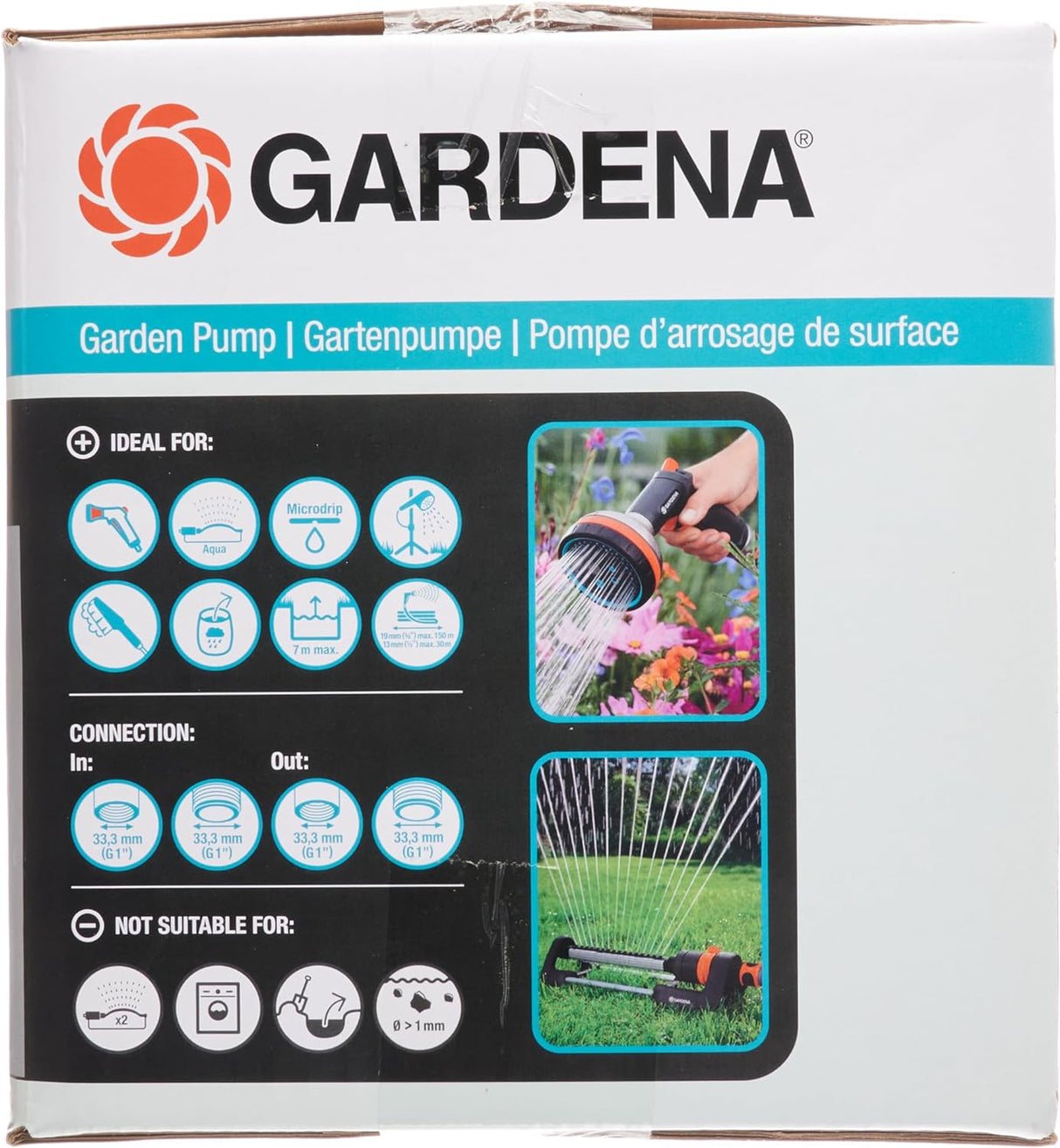 GARDENA Pompa elettrica da giardino 3000/4 Basic