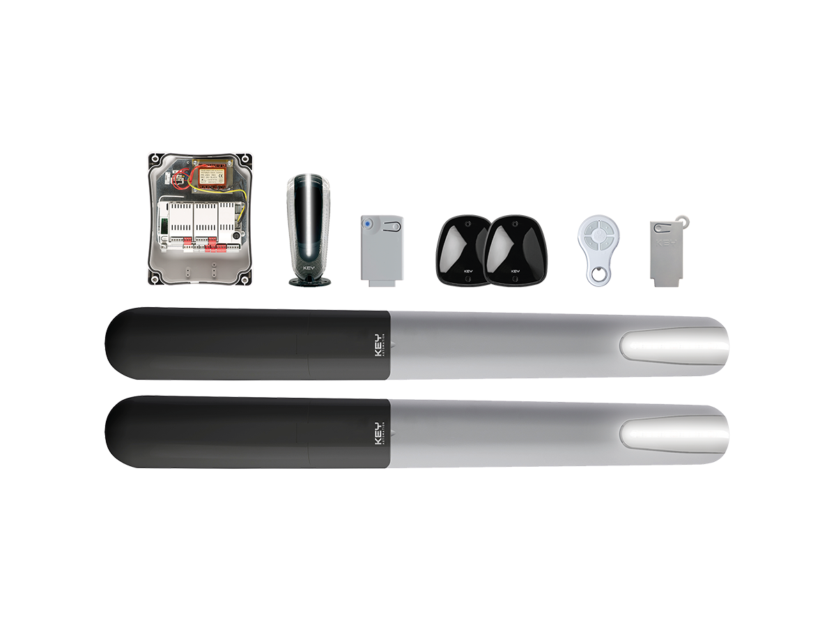 Key Automation Kit connesso per cancelli a battente fino a 3 mt 24V - 900KRAY2524EK
