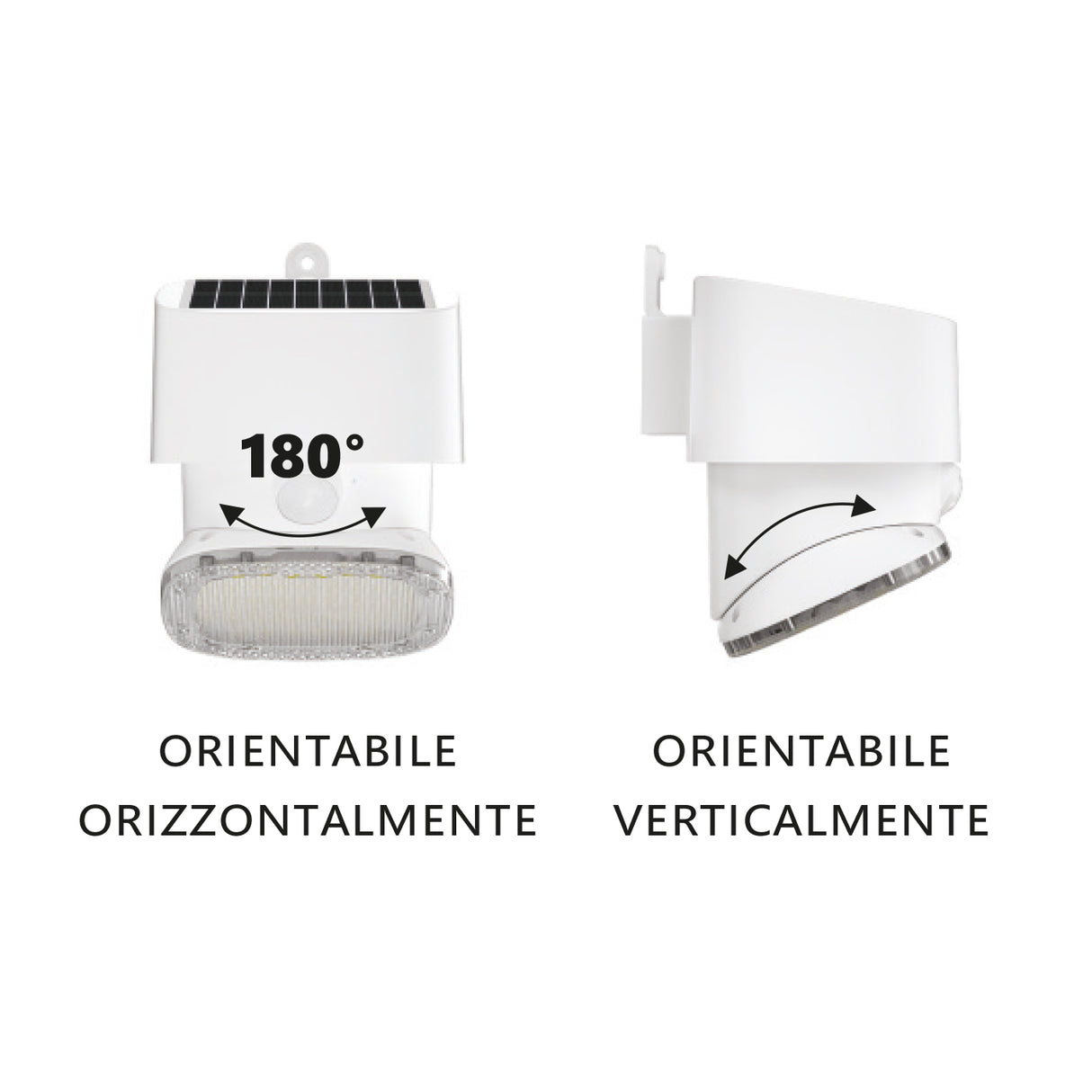 Alcapower 2000lm SWL-12 Multifunktions-/einstellbarer Solar-LED-Fluter