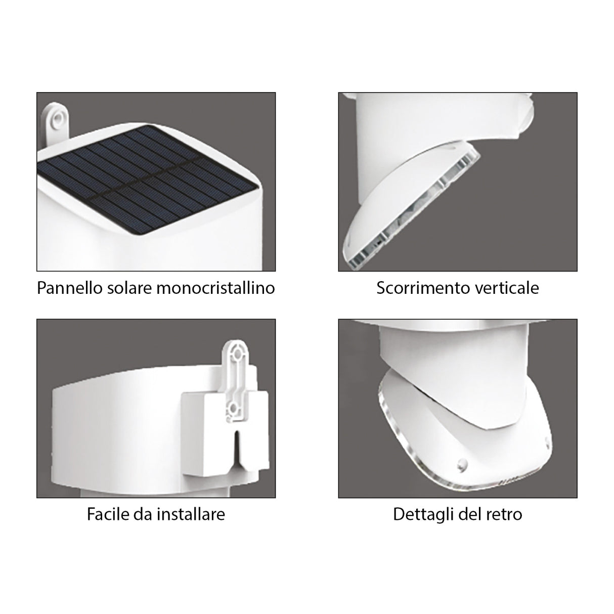 Alcapower 2000lm SWL-12 Multifunktions-/einstellbarer Solar-LED-Fluter