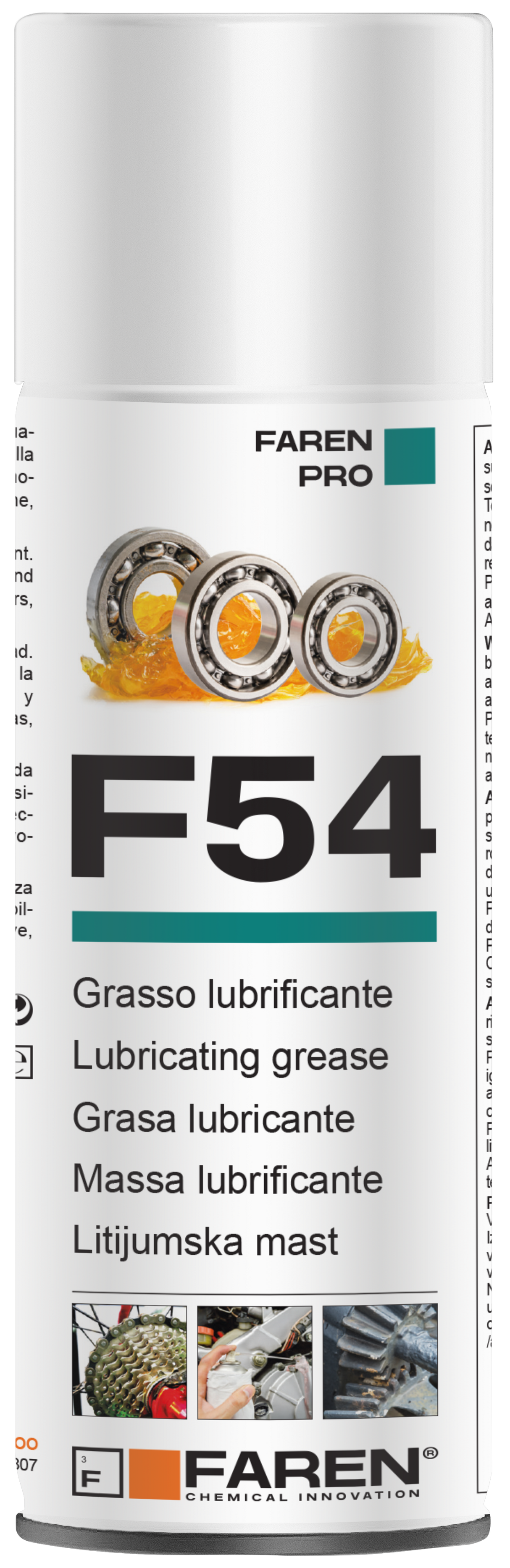 400ml F54 FAREN lithium spray grease