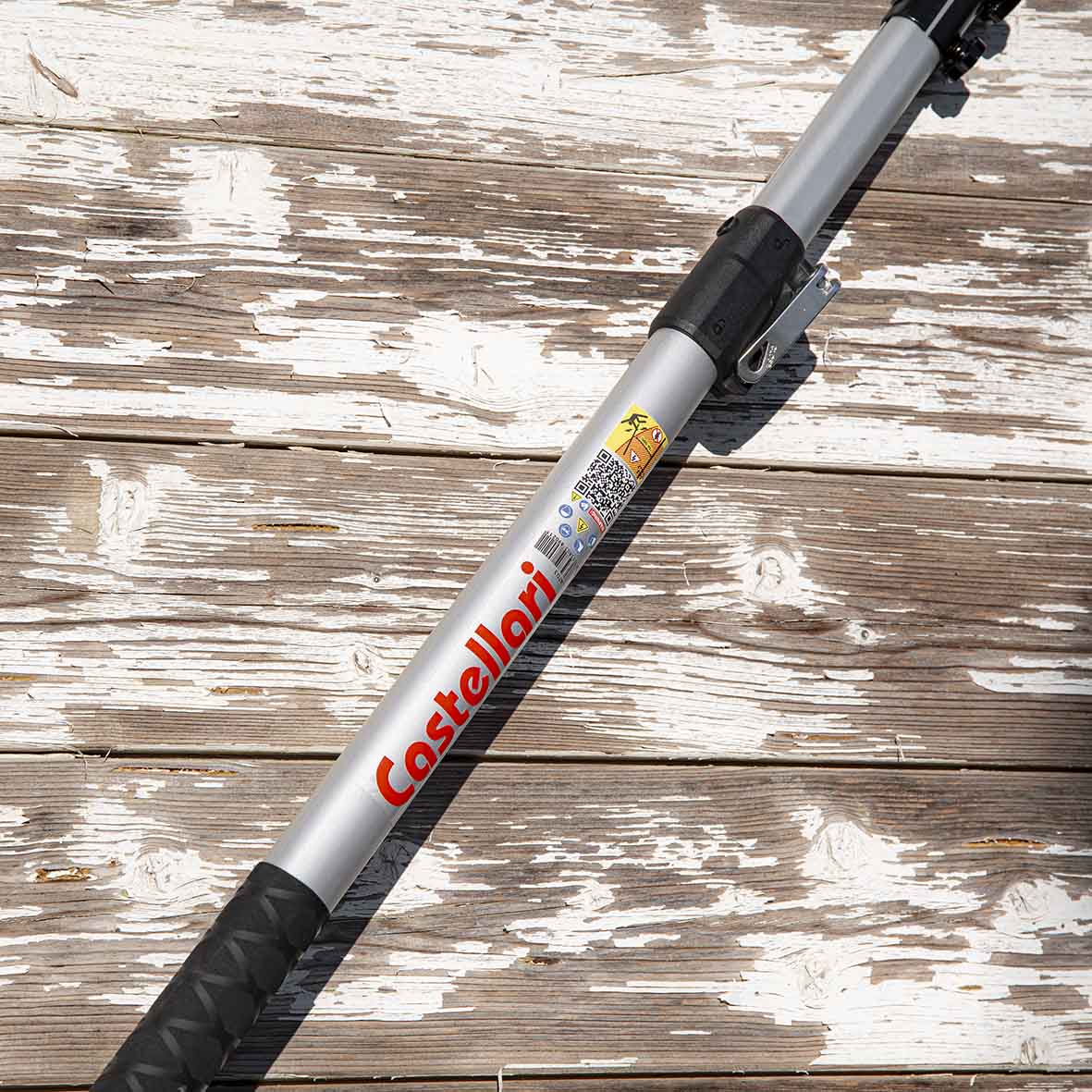 Castellari - ATO Telescopic Pole for Hacksaws | Oval Section | Rubber Grip