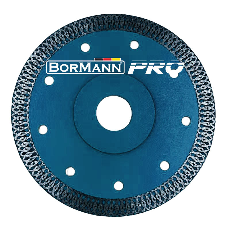 BORMANN Pro Disco Diamantato per Gres, Marmo e Granito WAVE TURBO Φ115mm