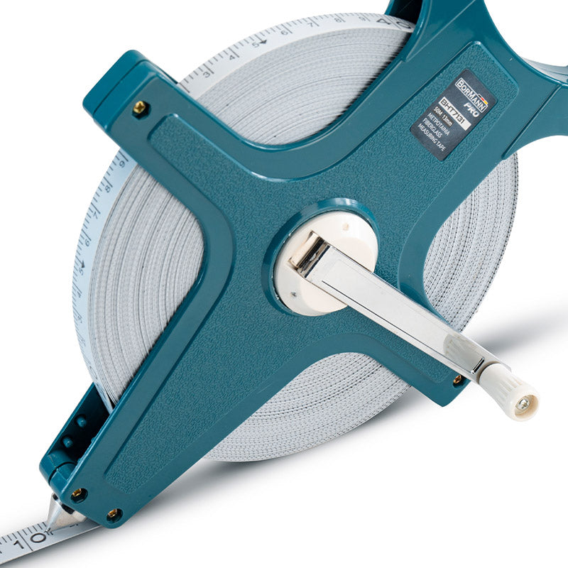 BORMANN Pro Rotella metrica in fibra di vetro 50 mt x 13 mm - BHT7131