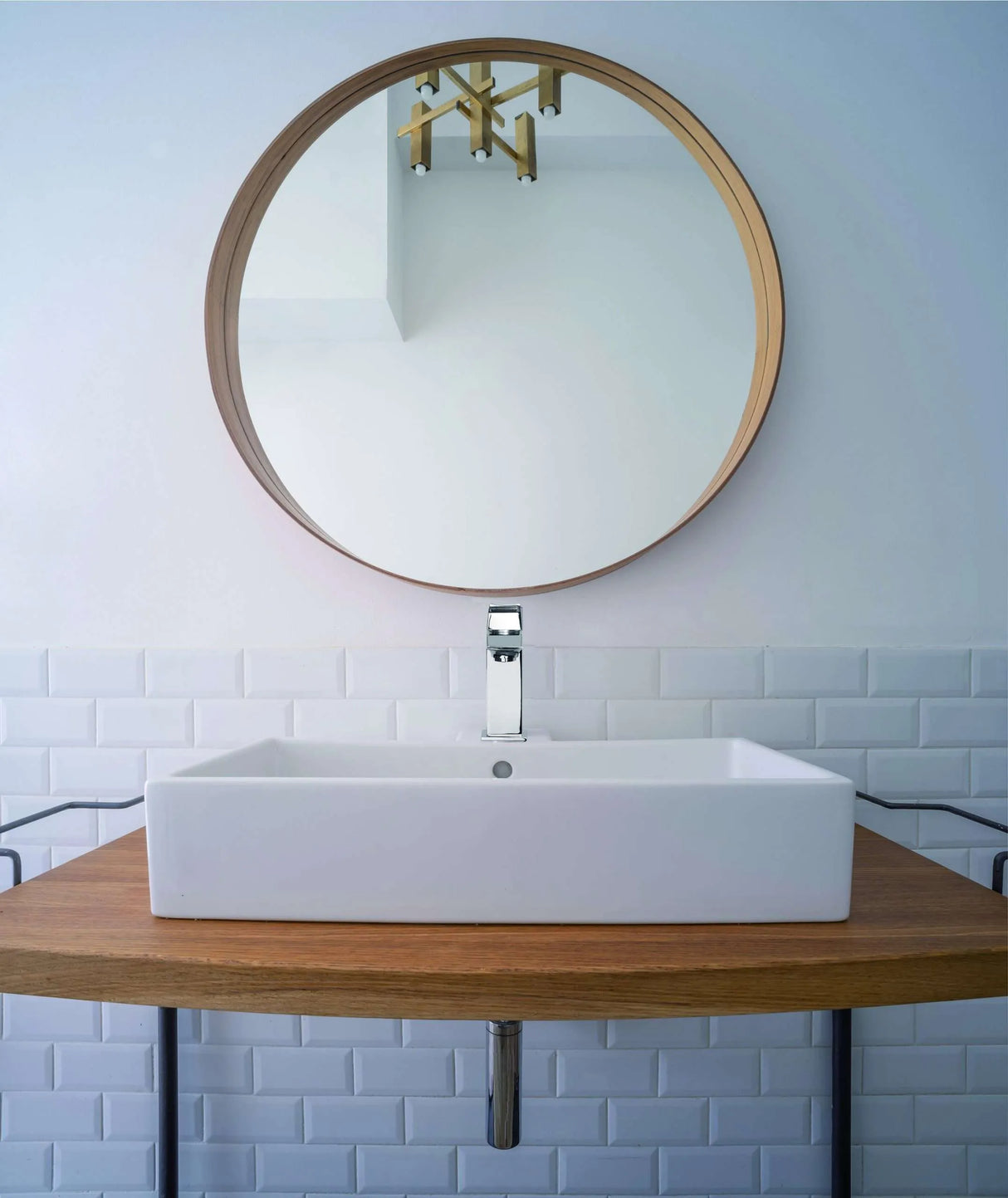 Mamoli Miscelatore per lavabo finitura cromata con scarico piletta click clack Blade