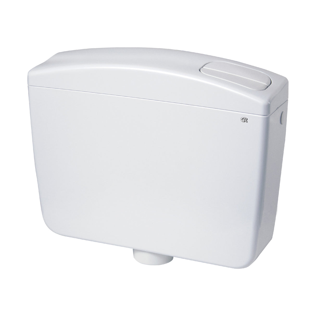 C.R. Beta 2 Rivestita 1032R cassetta WC ultra-piatta bianca con doppio tasto di scarico