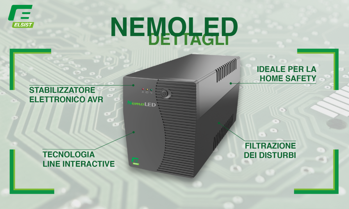 Gruppo di Continuità UPS NemoLED 120 - 1200VA