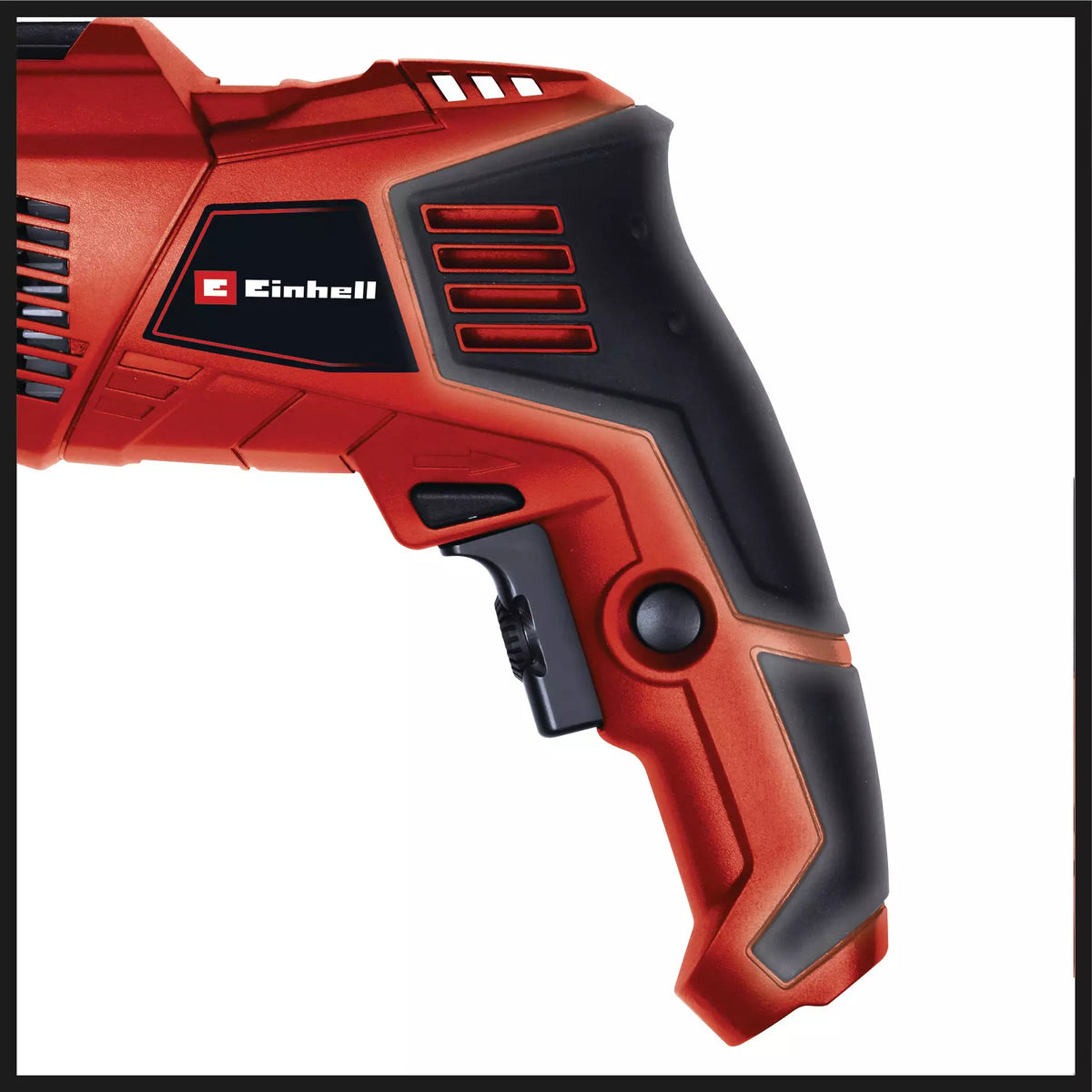 EINHELL TE-ID 500 E dettaglio mandrino autoserrante 13 mm e asta metallica