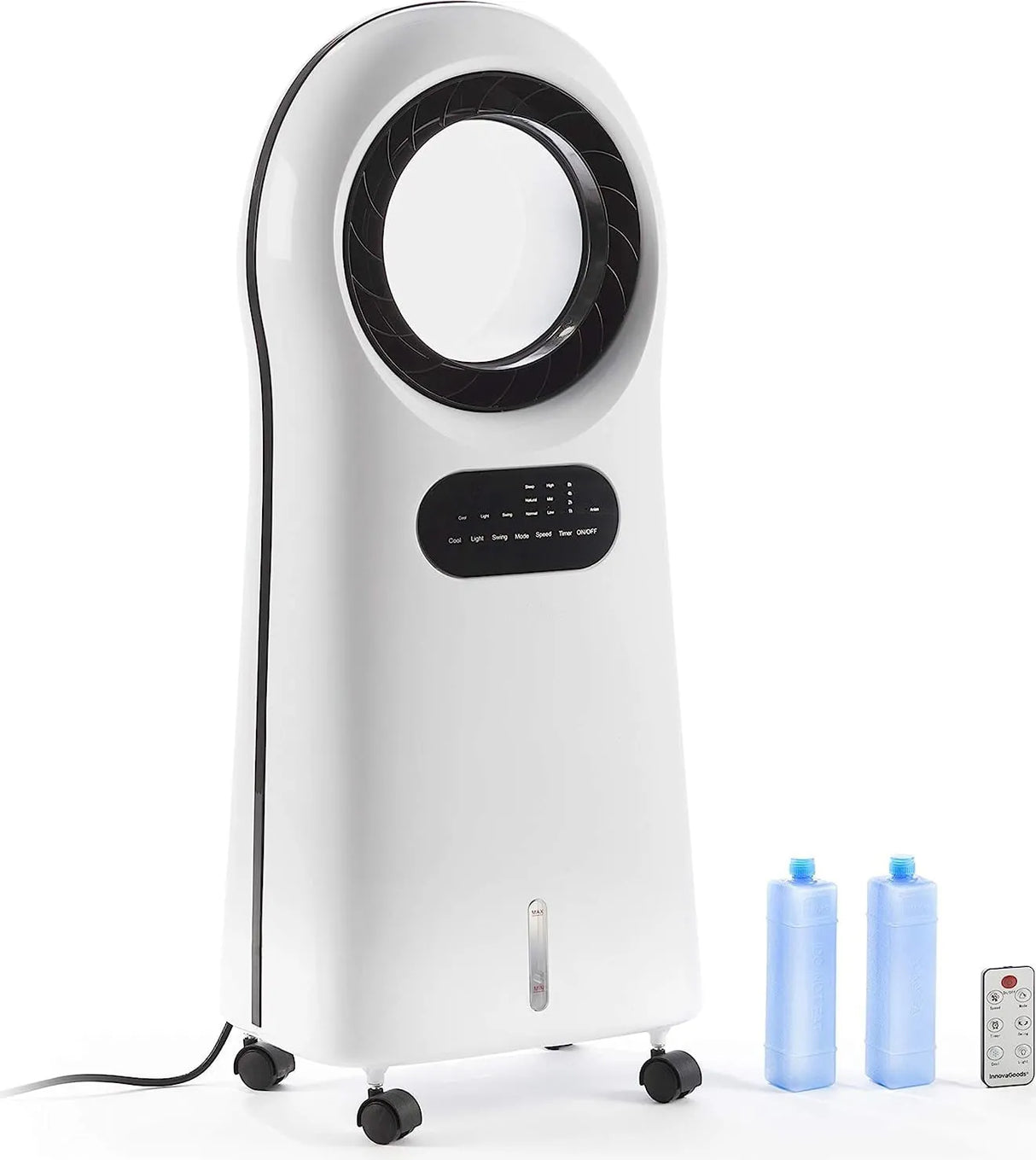 Raffrescatore Umidificatore d'aria portatile con Ionizzatore e telecomando - Kasart
