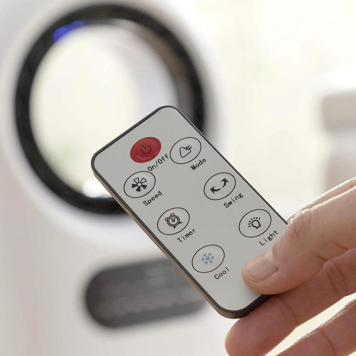 Raffrescatore Umidificatore d'aria portatile con Ionizzatore e telecomando - Kasart