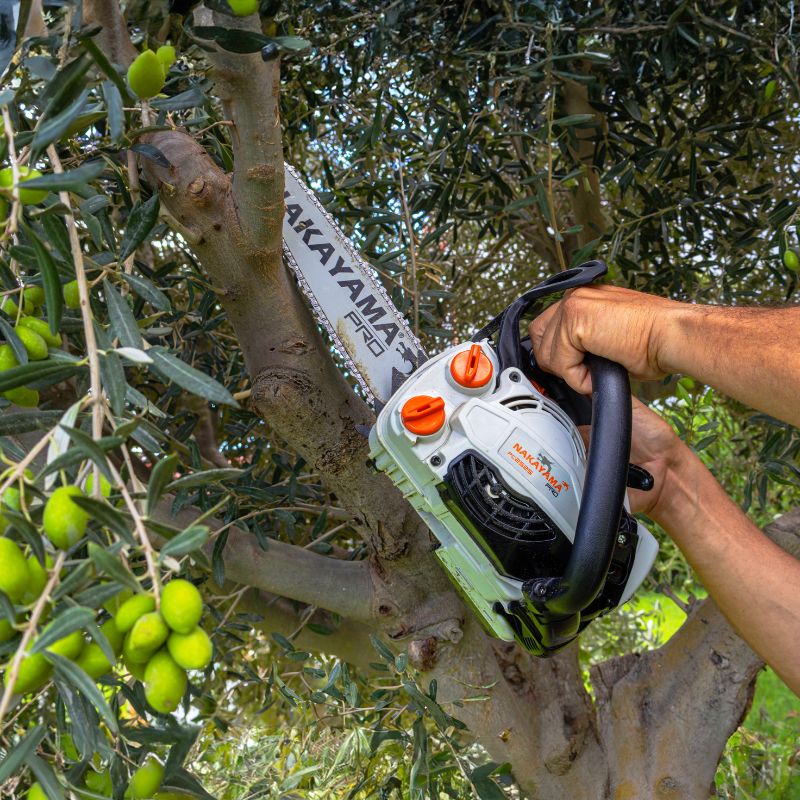 NAKAYAMA Motosega da pota a scoppio 25cc/1,4Hp barra da 25cm 2,5Kg Pro PC2525