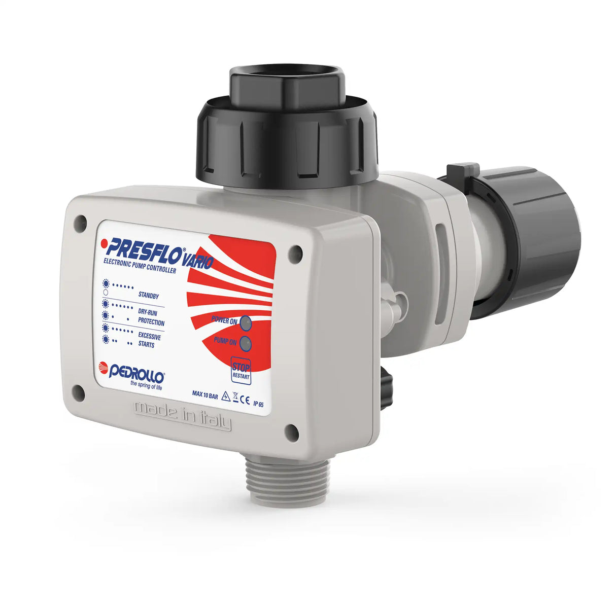 Elektronischer variabler Druckregler Presflo Vario mit Manometer