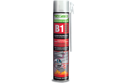 Selbstverlöschender feuerbeständiger Polyurethanschaum TYP B1 750 ml GEBOFOAM