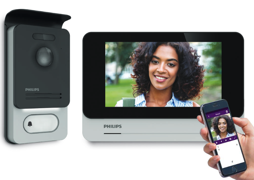 Philips Videocitofono Wi-Fi Monitor Touch Screen 7''- WelcomeEye Connect 2 531036