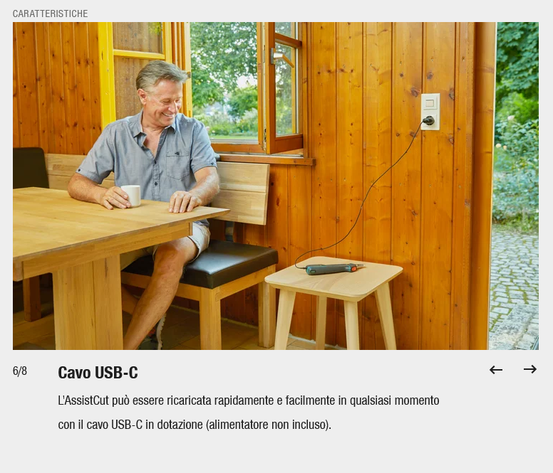 Forbice Cesoia a batteria da potatura 3,7V 2Ah AssistCut - Gardena