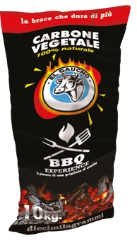 Carbonella EL GAUCHO 10 kg – Carbone vegetale ad alto rendimento per barbecue e griglie professionali