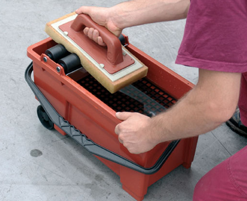 Raimondi Vaschetta lavaggio per Piastrellisti Skipper 13lt con frattazzo spugna Sweepex 13x30
