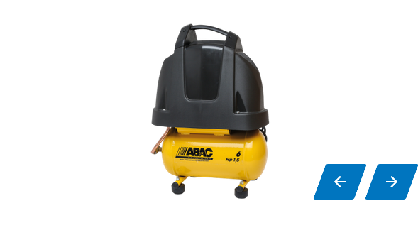ABAC Compressore aria 6 LT 1,5 HP 8 BAR Vento B15 Baseline