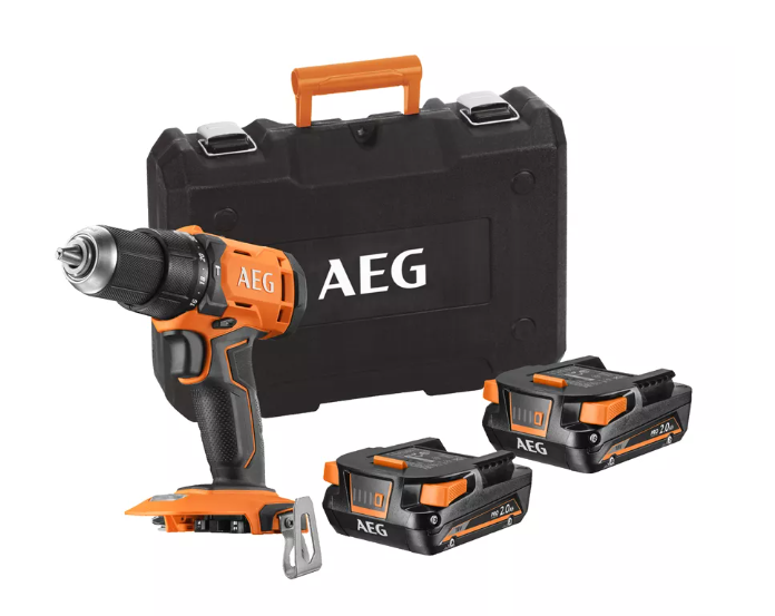 18-V-Schlagschrauber mit 2 2-Ah-Akkus im Koffer – BSB 18G4-202C AEG