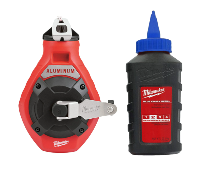 Milwaukee – Tracciatore Linea Fine | 30m | Corpo Alluminio | + Ricarica Gesso