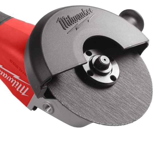 MILWAUKEE M18 BLPP2G-502X dettaglio della smerigliatrice