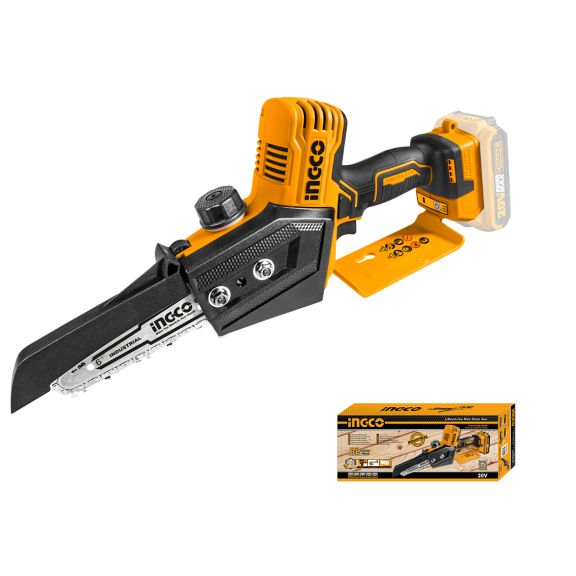 Mini elettrosega 20V 6" nuda ( solo corpo ) - INGCO