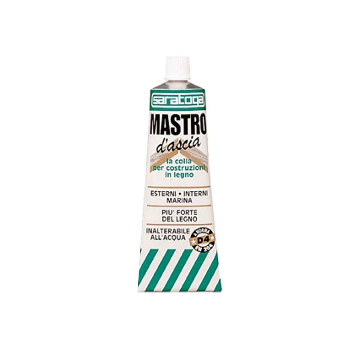 Colla per costruzioni in legno poliuretanica resistente all’acqua 100ml - Mastro d’Ascia SARATOGA