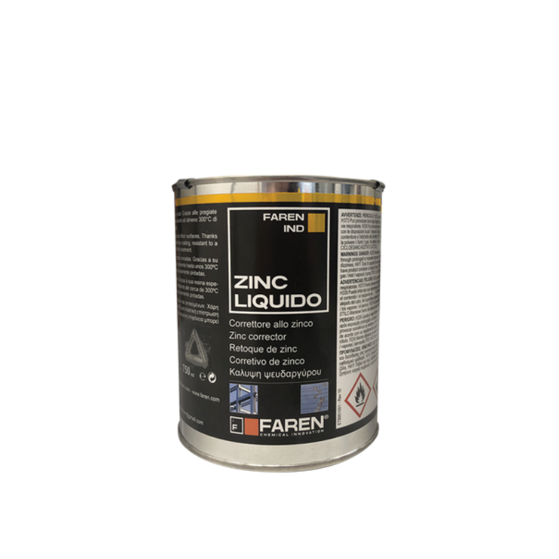 FAREN Gebrauchsfertiges, glänzendes Flüssigzink ZINC L 750 ml