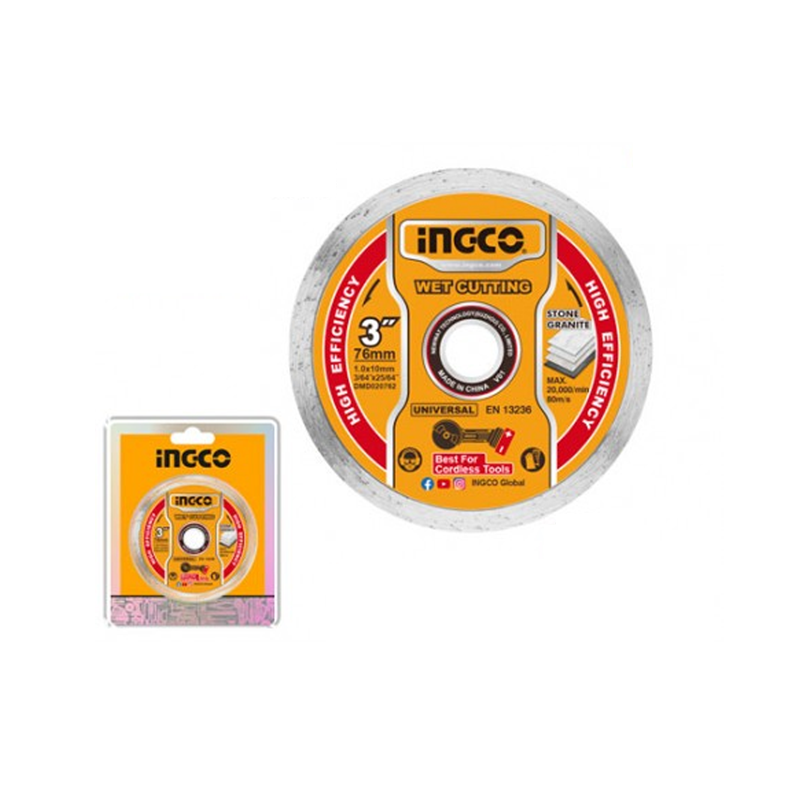 INGCO disco diamantato 76mm per mini smerigliatrice