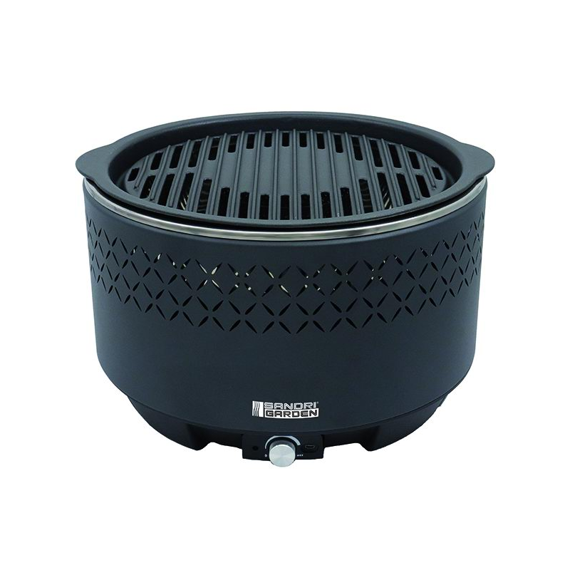Sandri Garden Barbecue senza fumo con griglia ghisa SG 31G Ø 31 cm