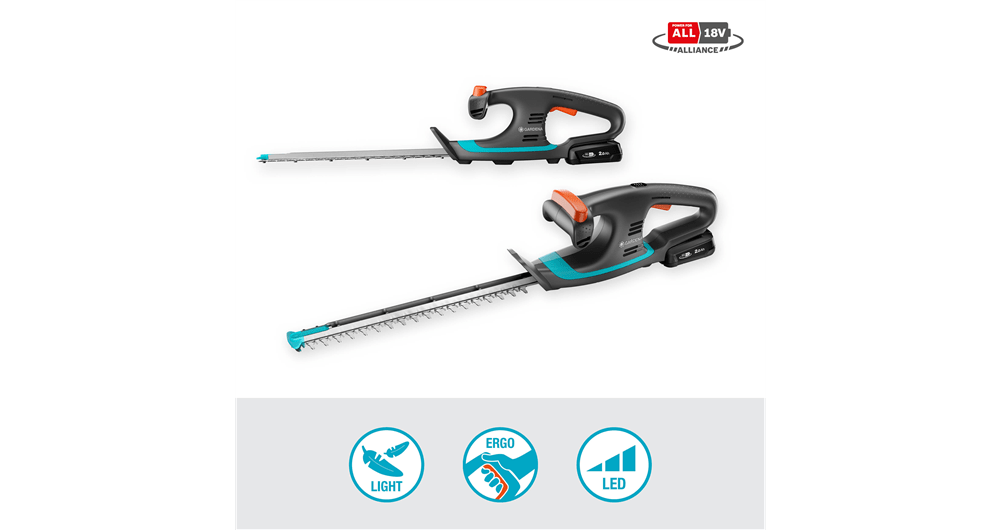 Tagliasiepi a batteria EasyCut 40/18V P4A GARDENA