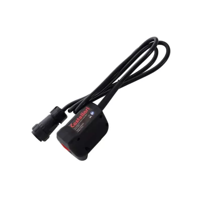 CASTELLARI VE900500 adattatore 12V/18V vista del corpo con cavo e connettore