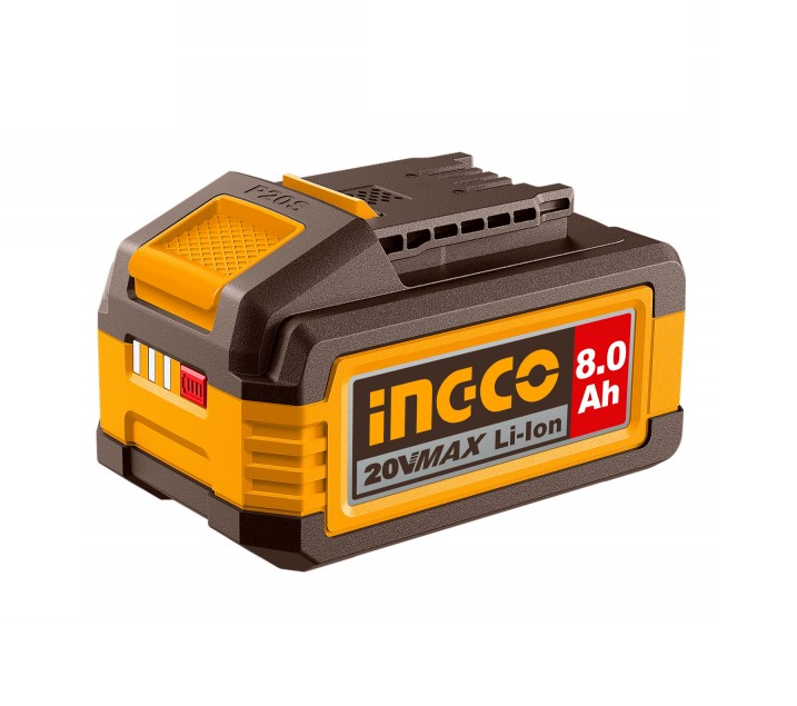 INGCO FBLI2128 Batteria 20V 8.0Ah P20S vista laterale
