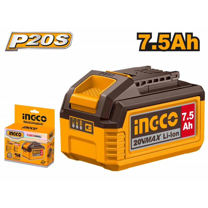 INGCO 20V 7.5Ah Lithium-ion battery